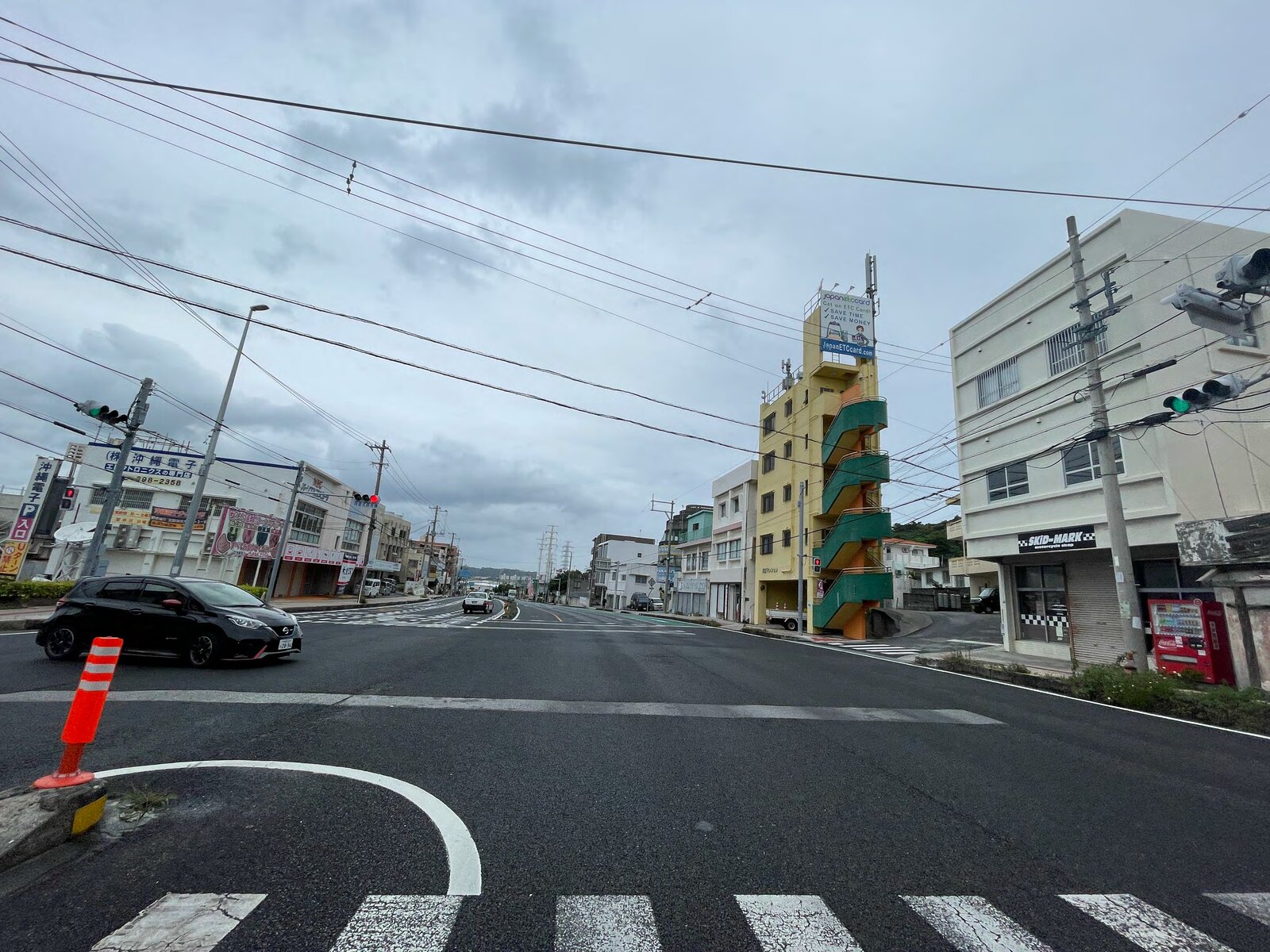 大山 — 国道58号線の現地写真