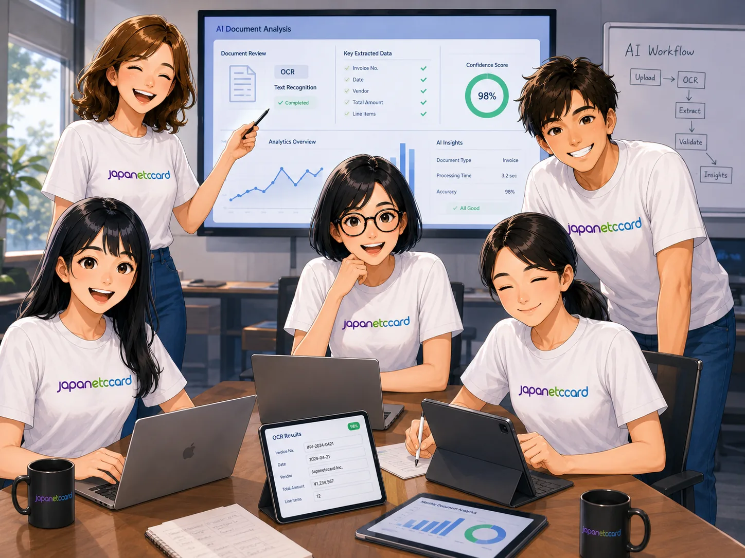 AI-assisted document review for accuracy checks.